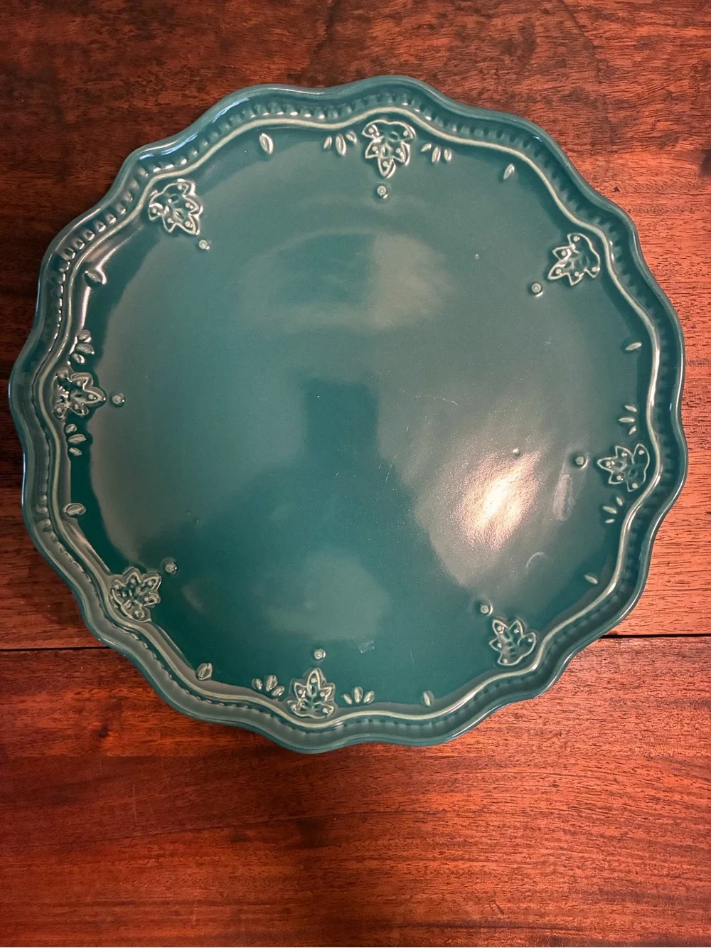 Set of 3 The Pioneer Woman Mix & Match Plates Teal & Floral - One is NWT